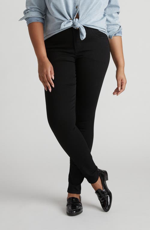 Universal Standard Seine Ankle Skinny Jeans In Black