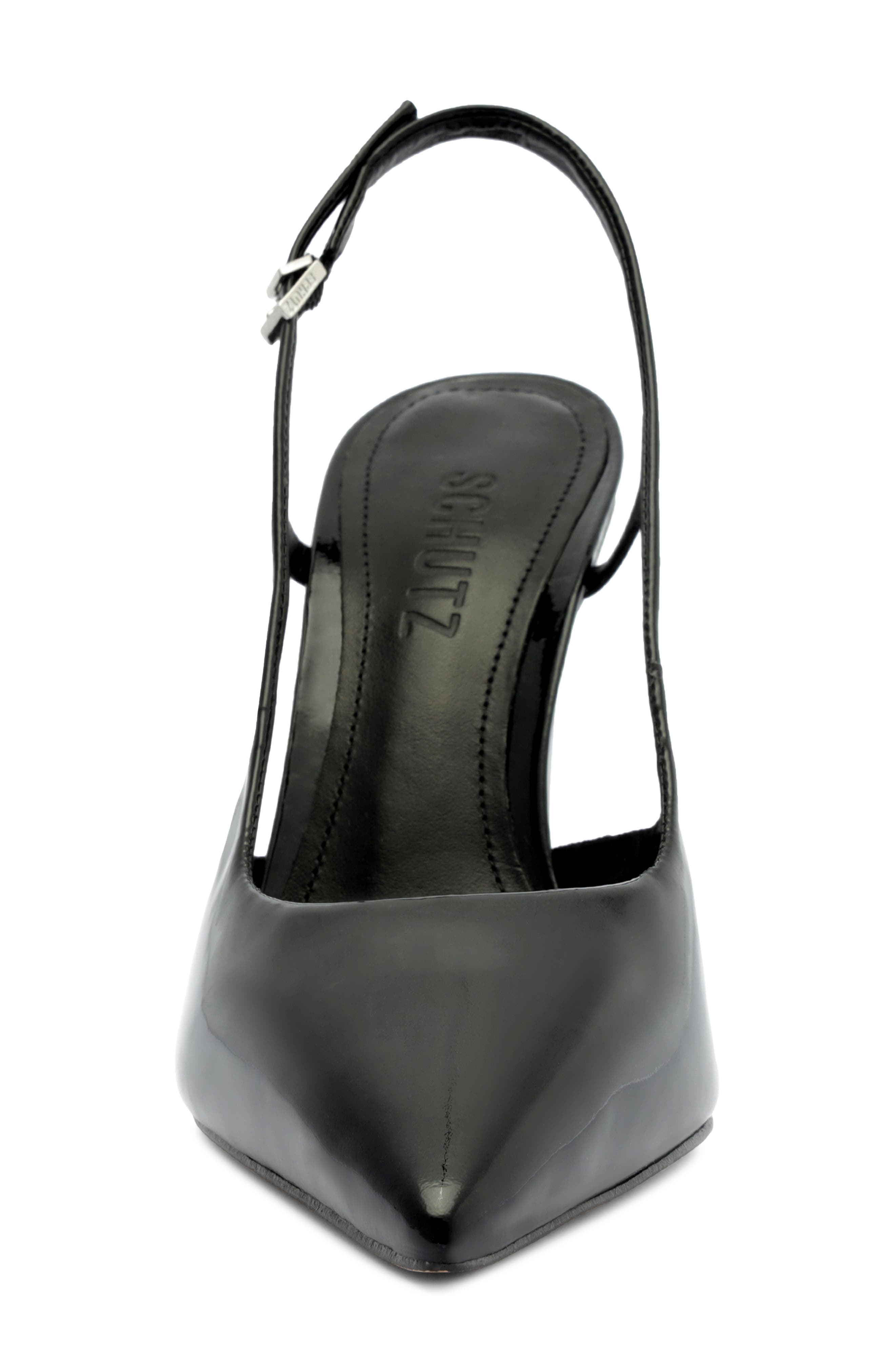 Schutz Filipa Slingback Pointed Toe Wedge Pump, Alternate, color, 