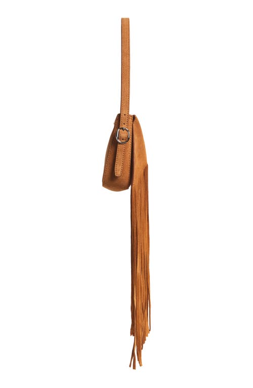 Coperni Belt Fringe Leather Baguette Bag