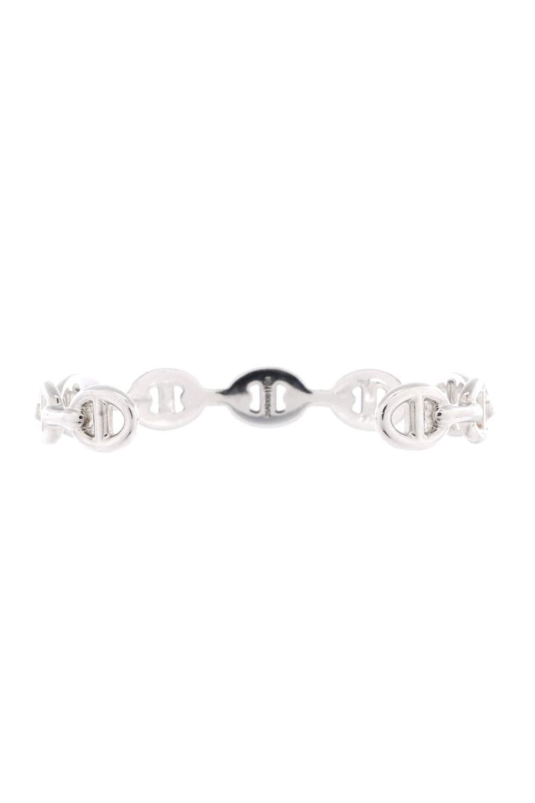 Chaine d'Ancre Enchainee Cuff Bracelet Sterling Silver Medium, Alternate, color, Silver