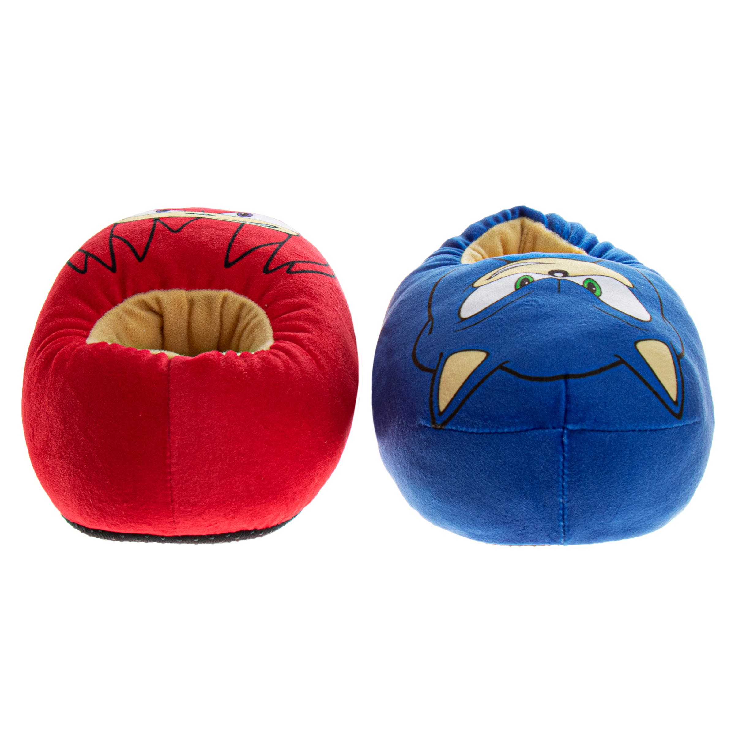 Sonic the Hedgehog Plush Warm House Slippers, Alternate, color, Red/Blue