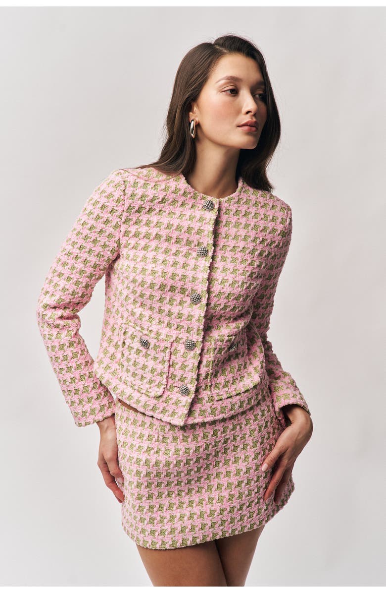 Guizio Halstead Skirt, Alternate, color, Pink Multi