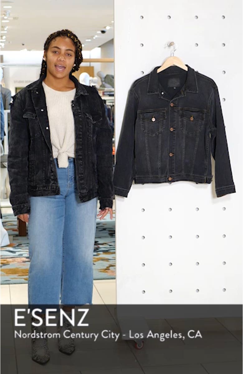 Axel Oversize Denim Trucker Jacket, sales video thumbnail