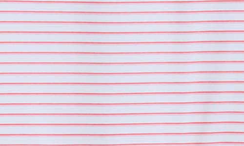Vineyard Vines Long Sleeve Upf 50+ Crop Golf Polo In Purple