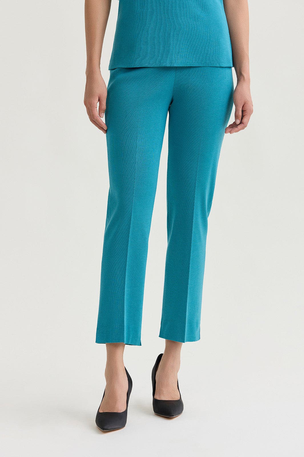 Knit Straight Leg Ankle Pants - image 5