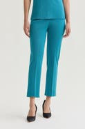 Ming Wang Knit Straight Leg Ankle Pants