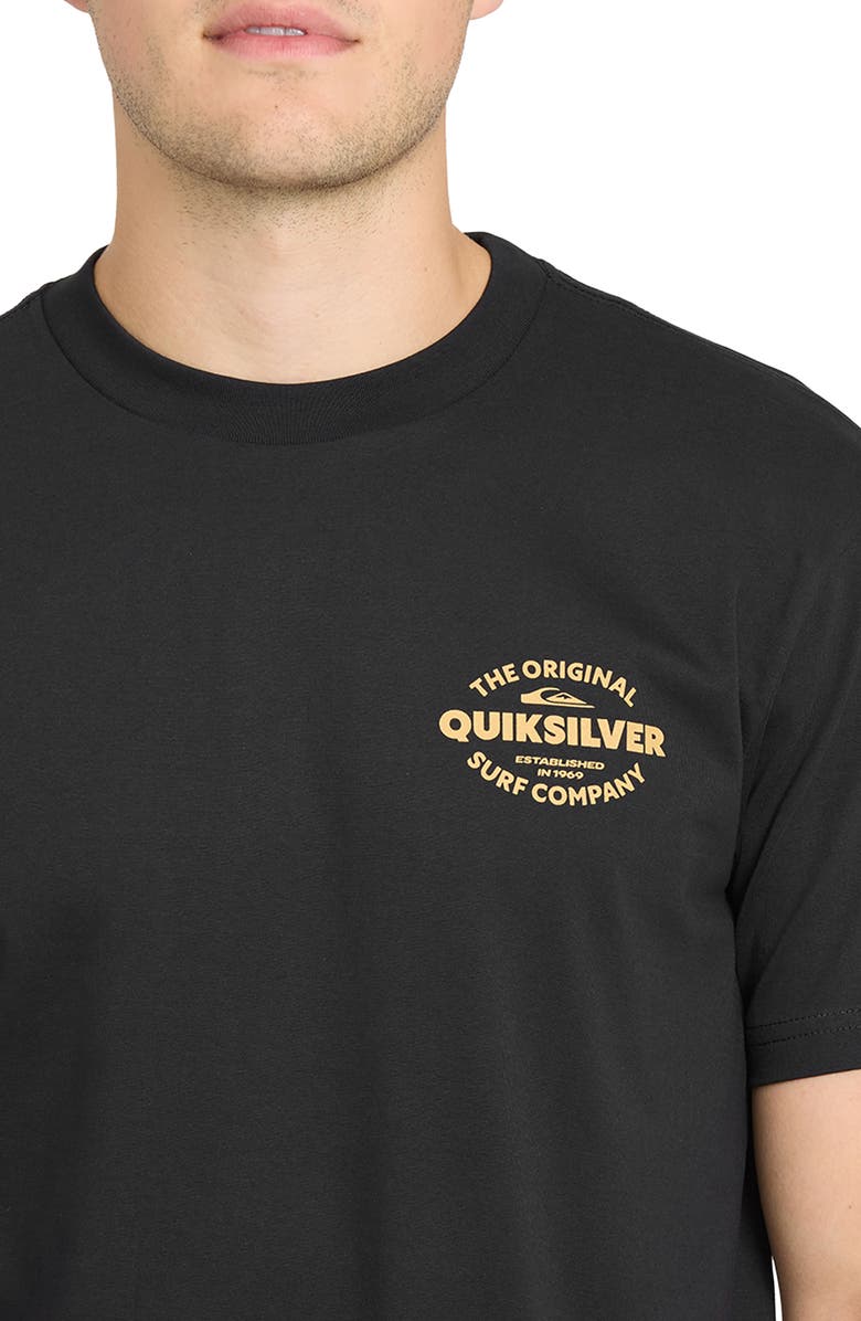 Quiksilver The Shed Short Sleeve Graphic T-Shirt, Alternate, color, Black