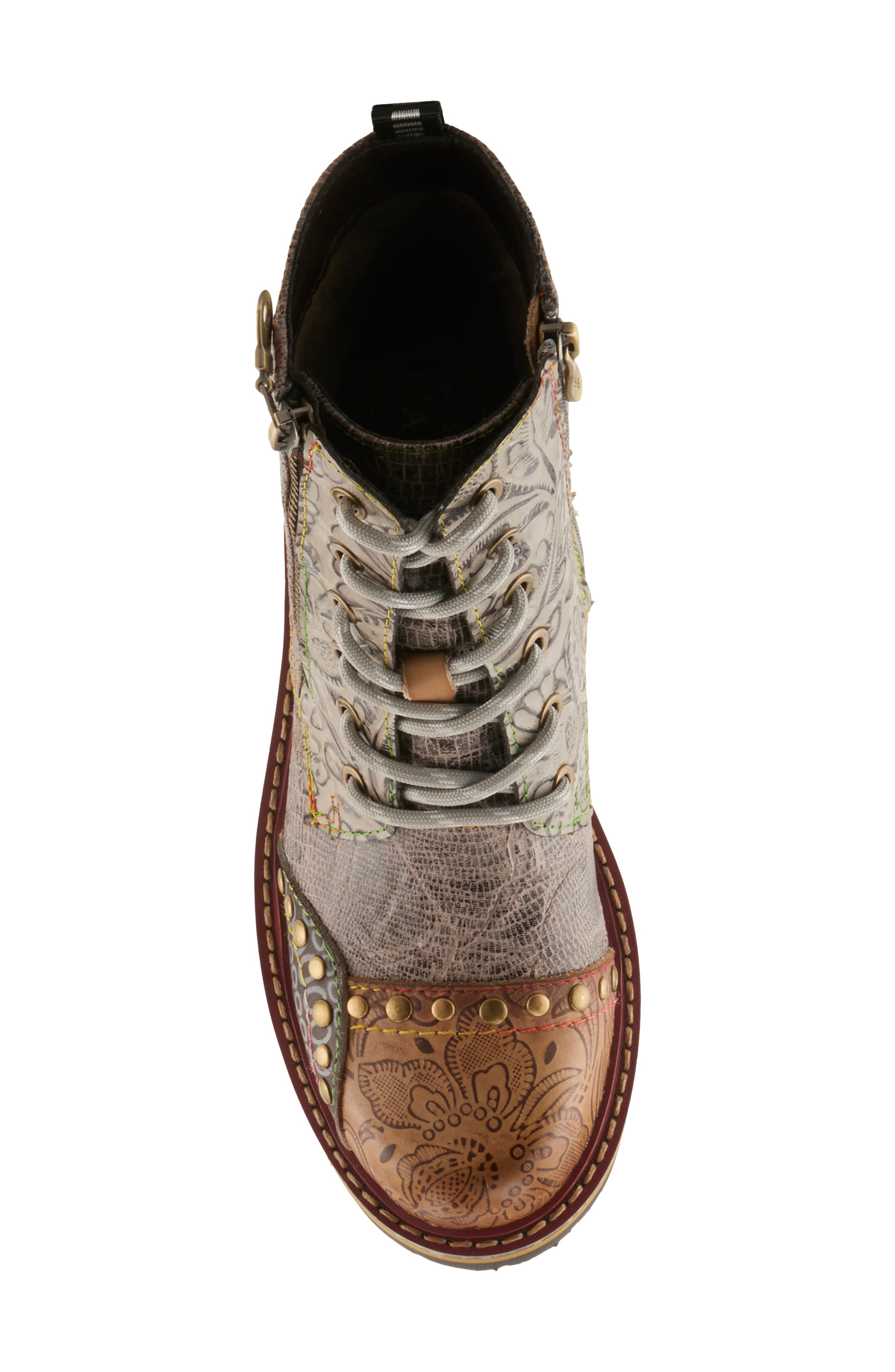 L'Artiste Rugup Boot, Alternate, color, BEIGE MULTI