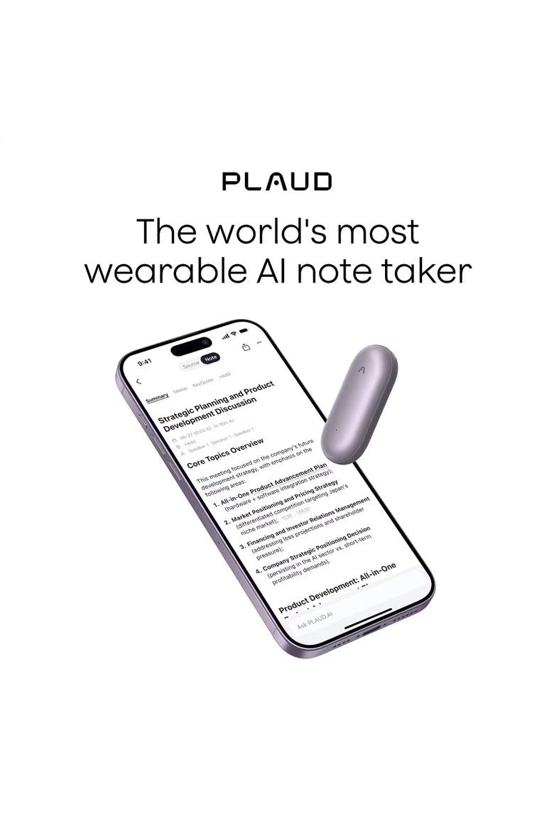 NotePin Voice Recorder, Alternate, color, Sunset Purple