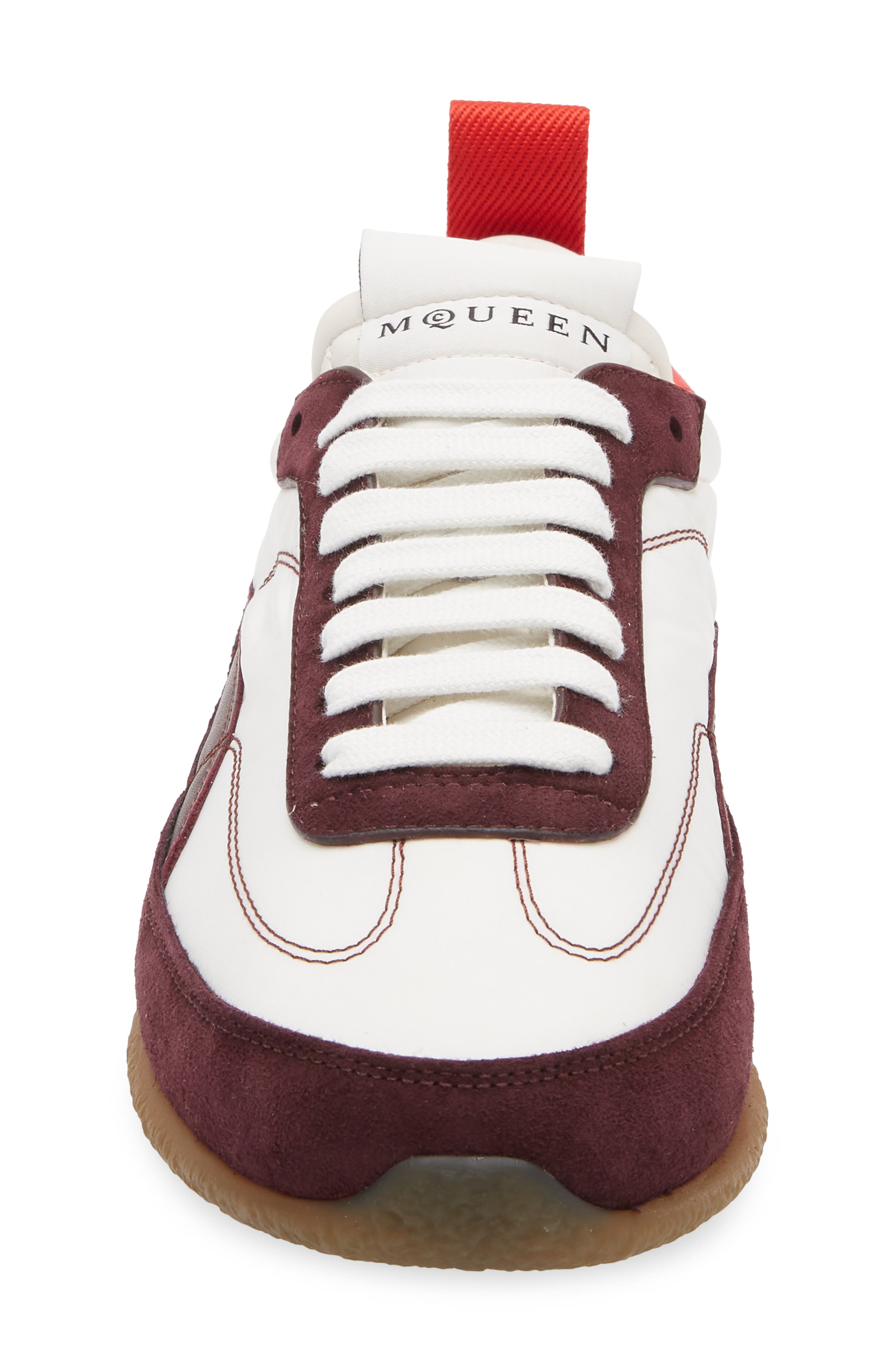 McQueen Velo Sneaker, Alternate, color, Beige/ Brown