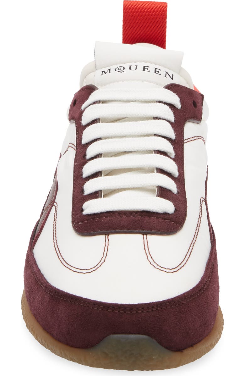 McQueen Velo Sneaker, Alternate, color, Beige/ Brown