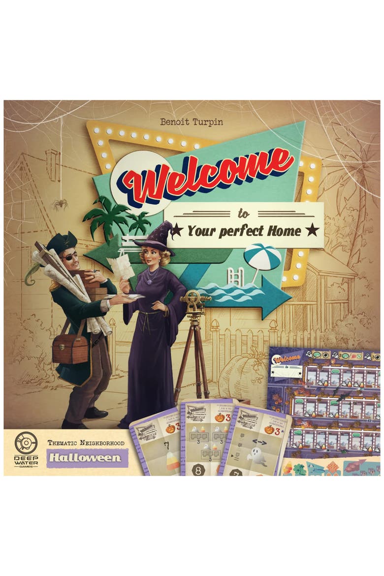 Welcome To... Halloween Thematic Neighborhood Expansion Ages 10+, Main, color, Multicolored