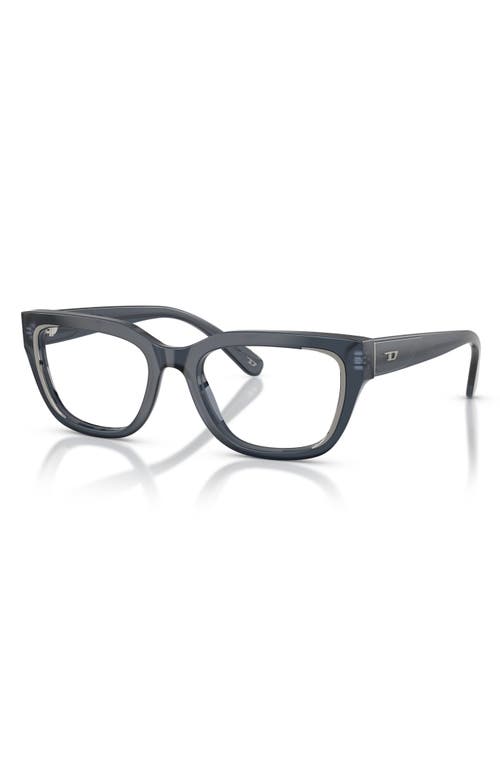 Diesel ® 52mm Rectangular Optical Glasses