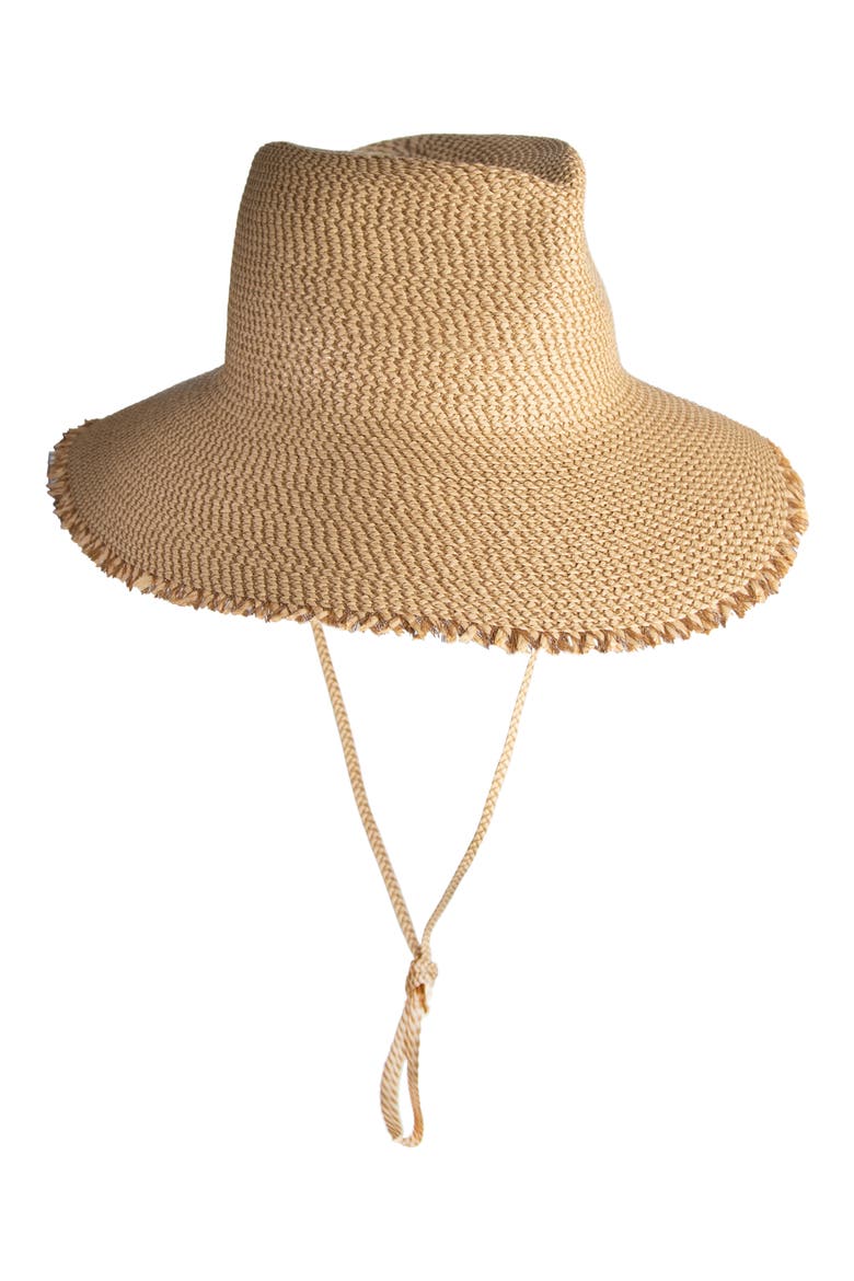 Suncoast II Woven Straw Hat, Alternate, color, PEANUT