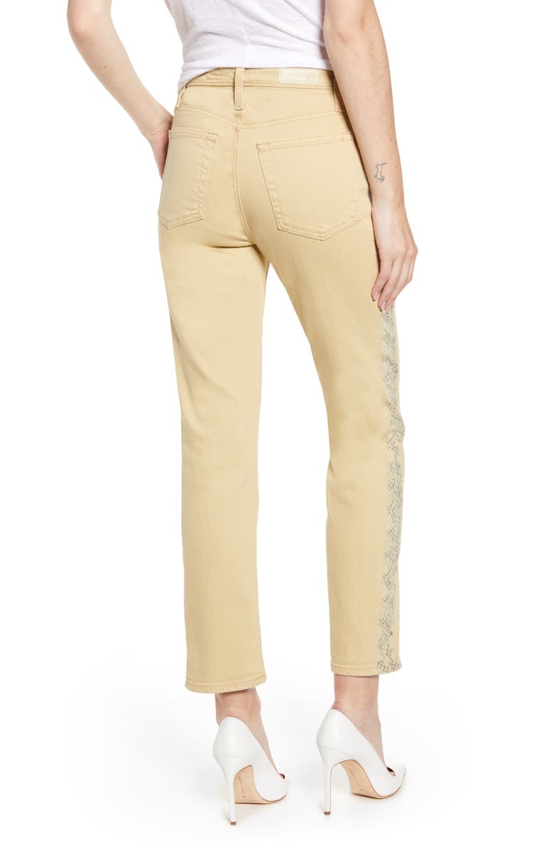 AG Isabelle Side Panel Ankle Skinny Jeans, Alternate, color, Fresh Sand