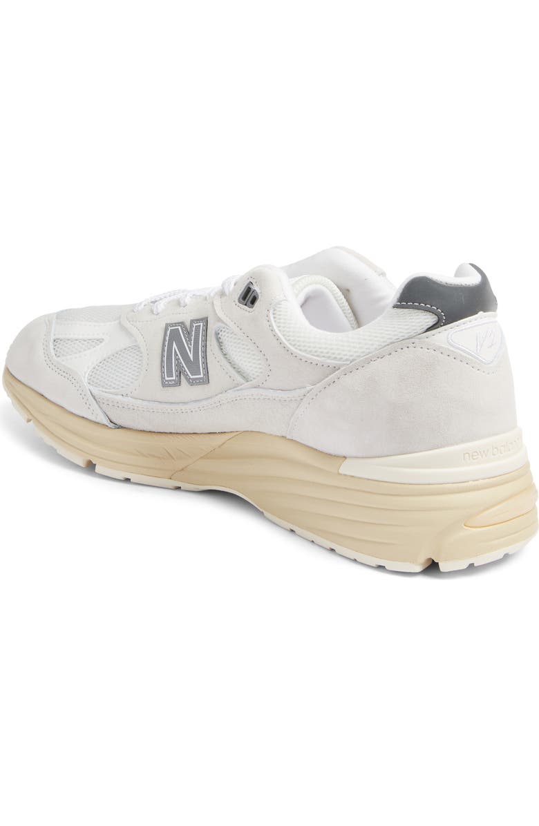 New Balance Gender Inclusive Made in UK 991 v2 Sneaker, Alternate, color, Wind Chime/ White