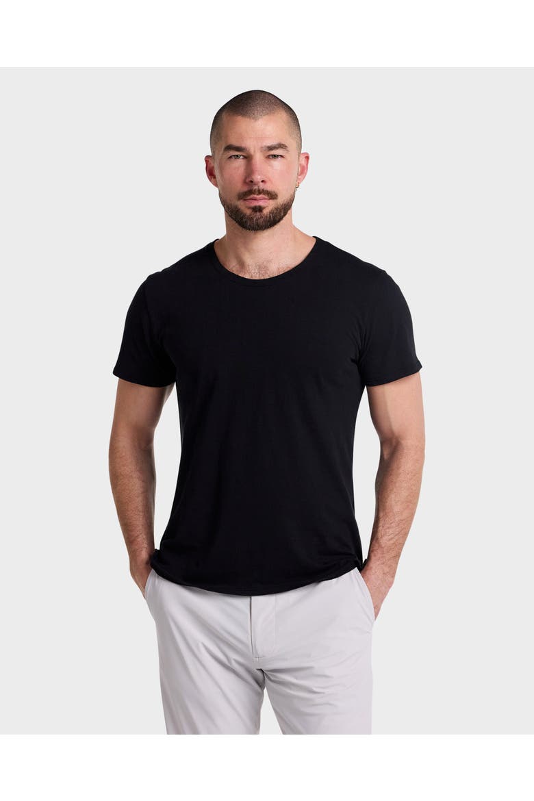 Scoop T-Shirt  Supima, Main, color, Black