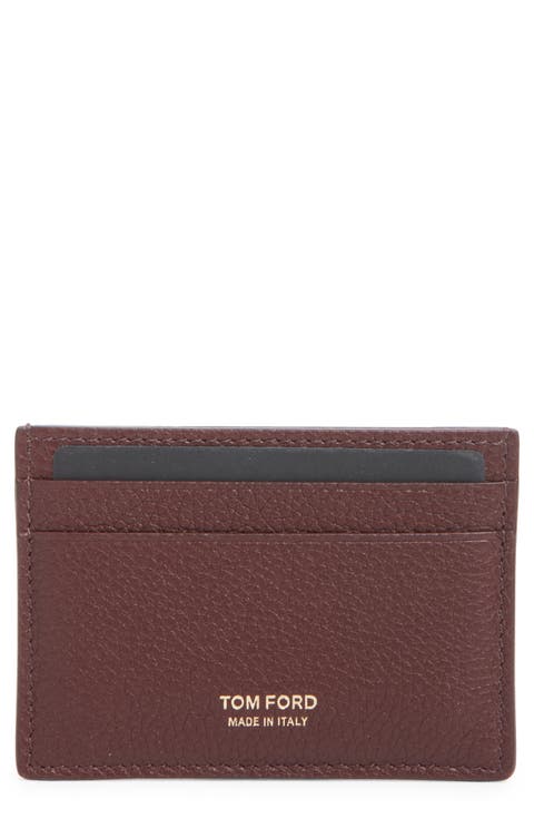 Grained Leather Card Case