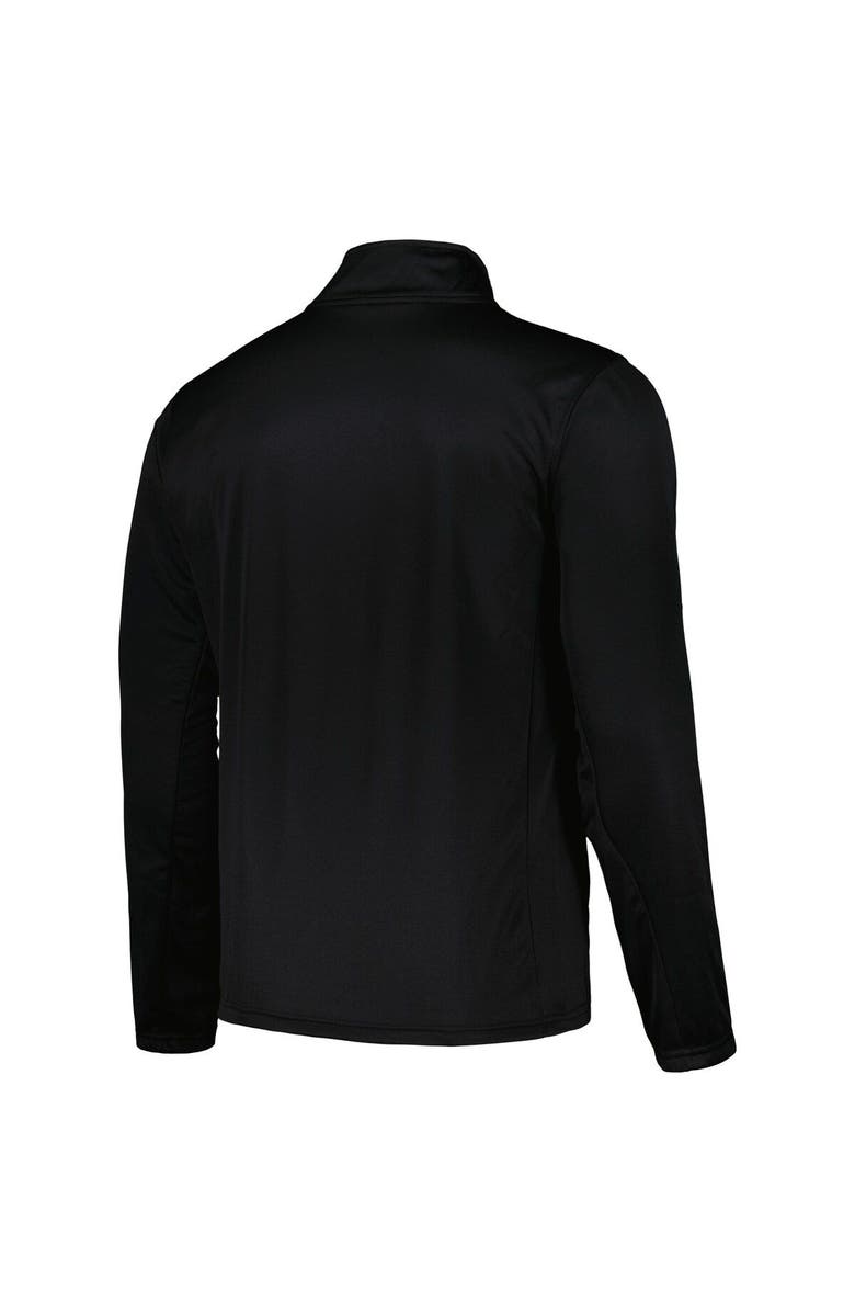 DUNBROOKE Men's Dunbrooke Black Carolina Panthers All-Star Tech Quarter-Zip Top, Alternate, color, Black