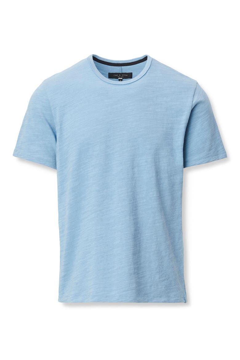 Classic Flame Tee, Alternate, color, FOG BLUE