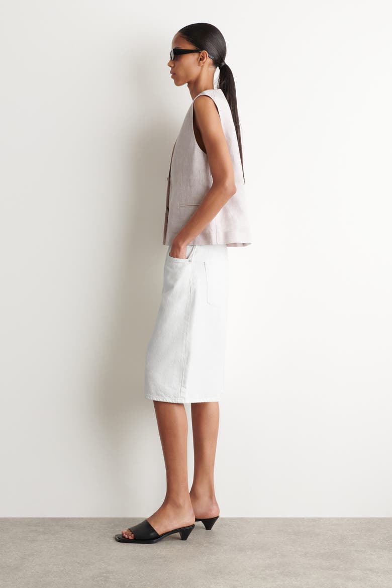 Linen Vest, Alternate, color, LIGHT PINK