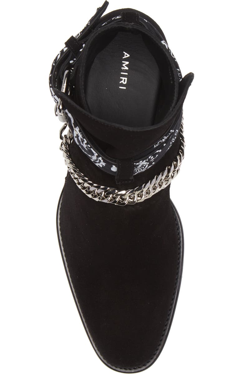 AMIRI Bandana Strap Ankle Boot, Alternate, color,