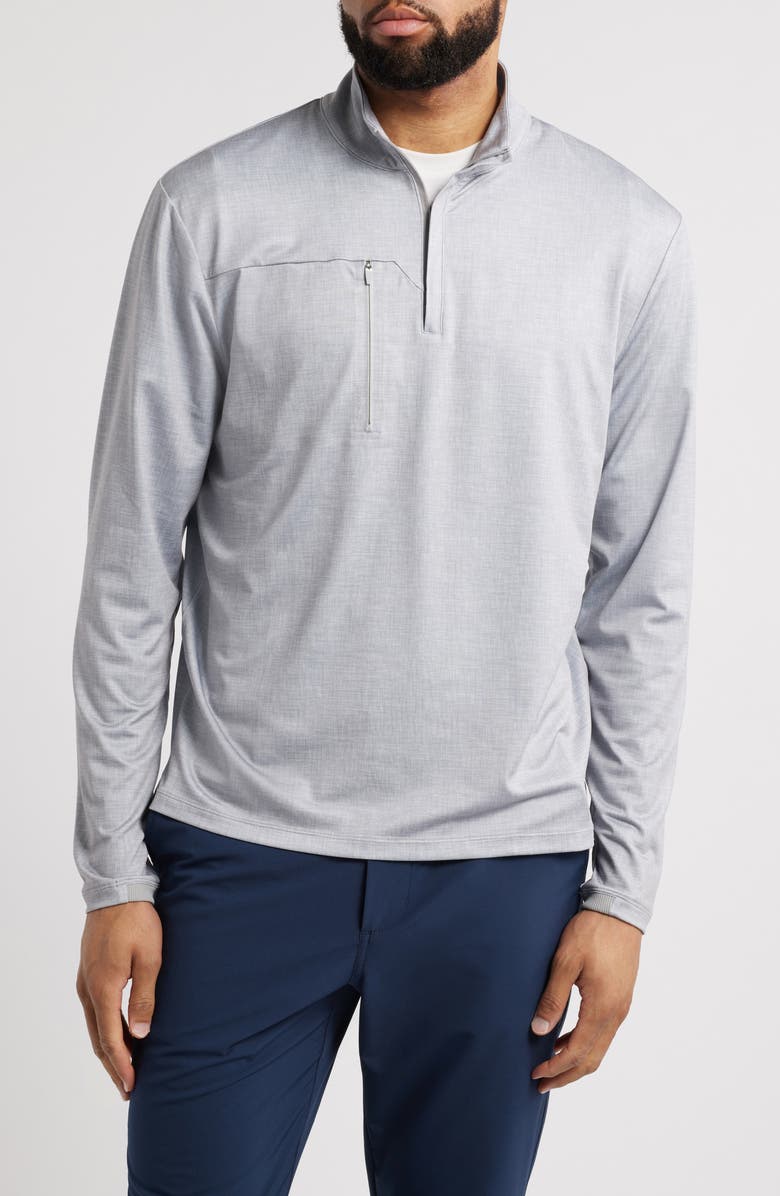 johnnie-O Spur Quarter Zip Pullover, Main, color, 