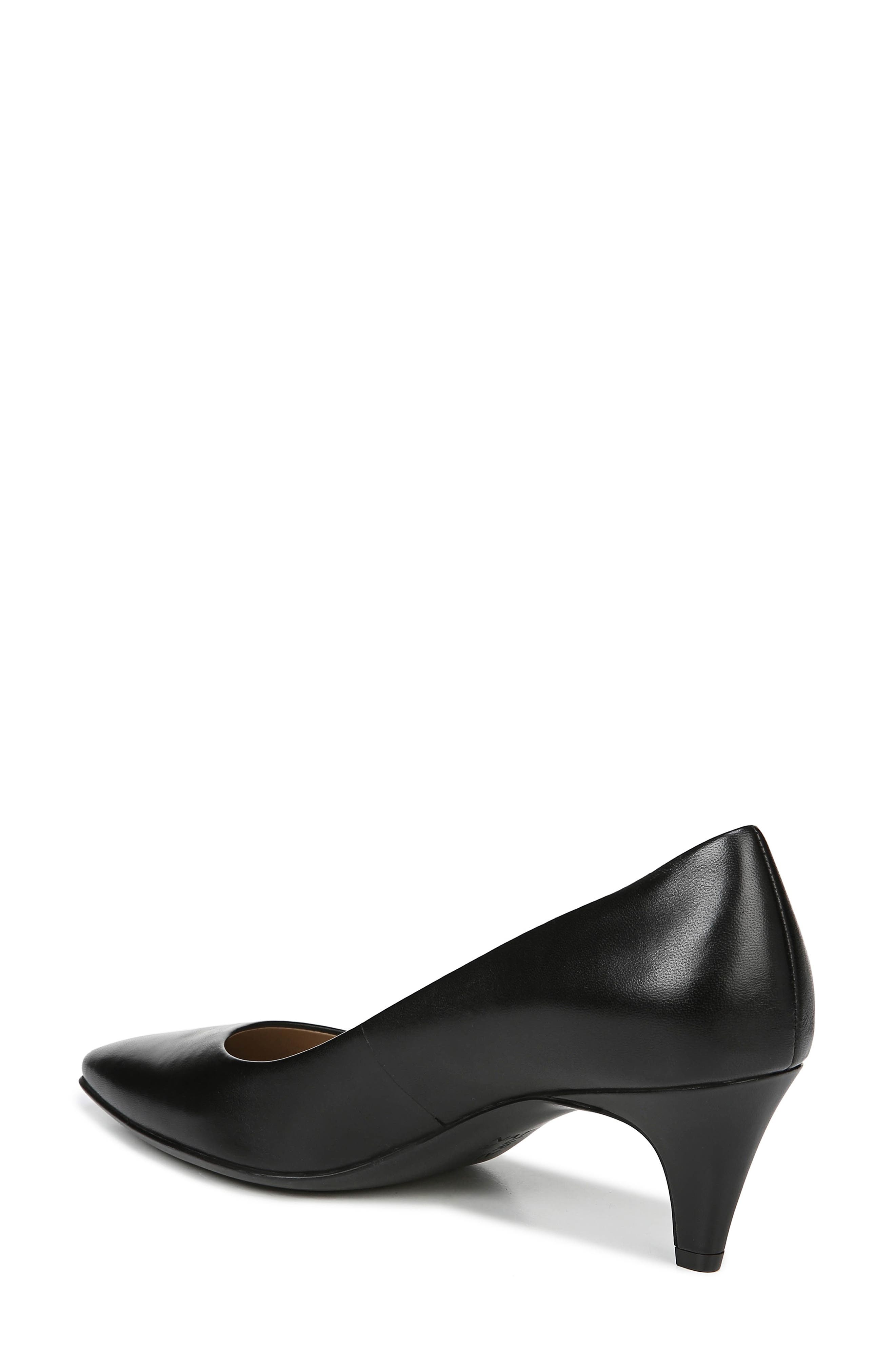 Beverly Pump, Alternate, color, BLACK LEATHER