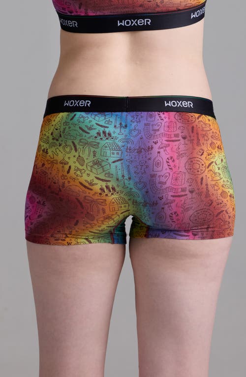 Woxer Star Candy Boxer Briefs In Multi