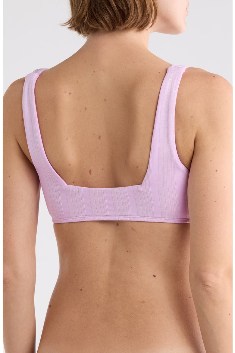 Mika Square Neck Swim Top, Alternate, color, ORCHID