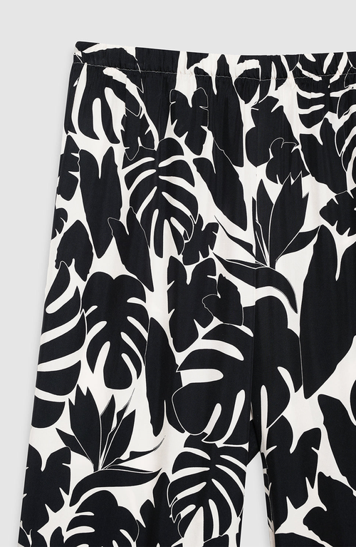 Anine Bing Black Bird Of Paradise Elain Pant In Black