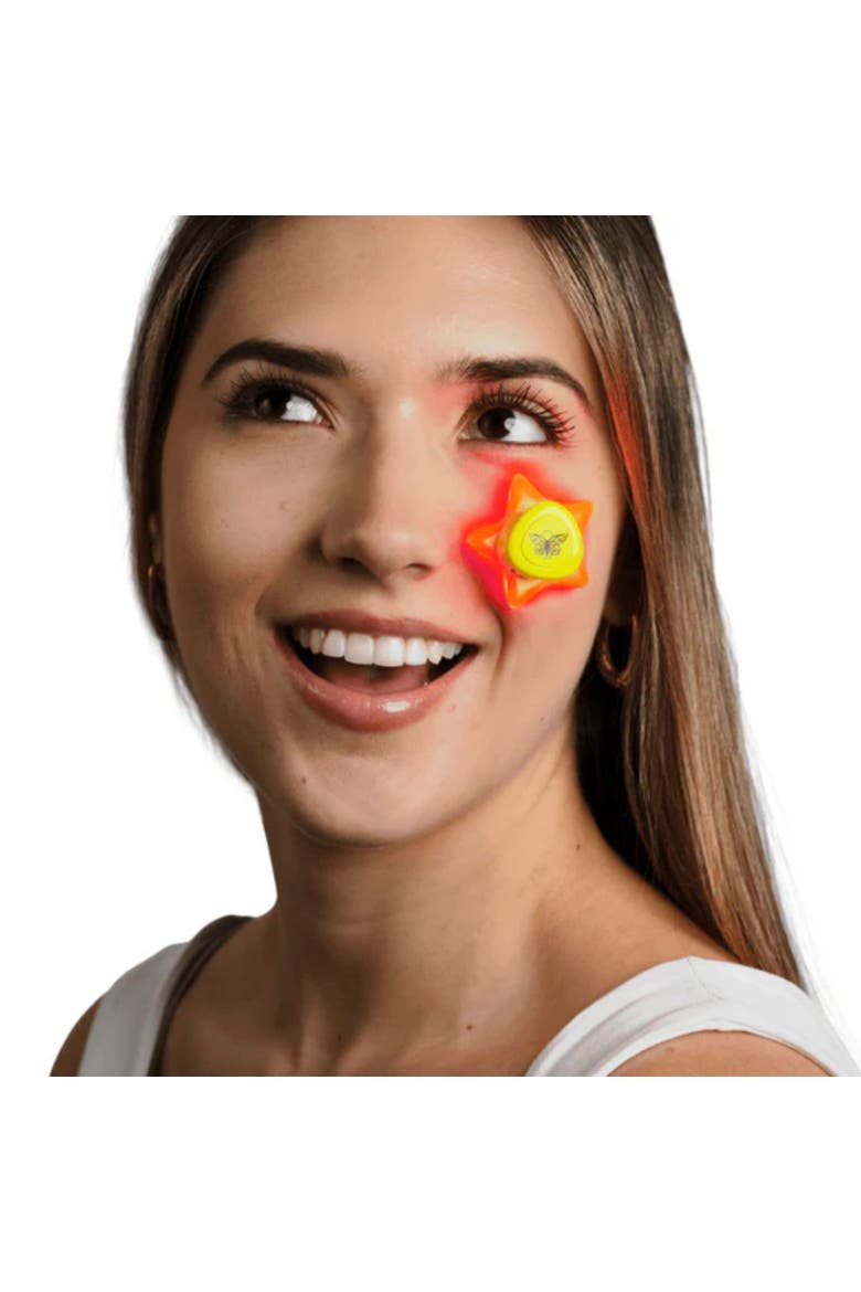 SuperStar Pimple Patches Red  and Blue Light Therapy, Alternate, color, Pastel Yellow