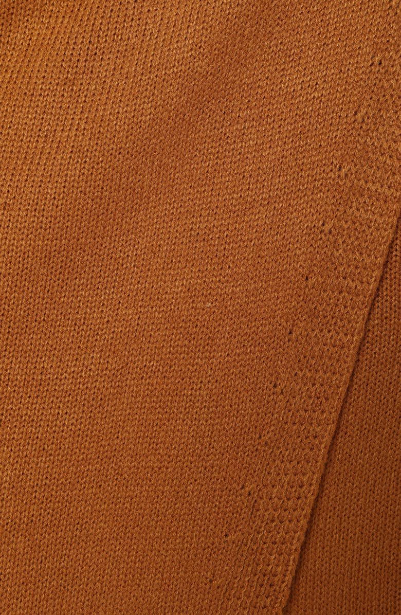 Petal & Pup Nova Long Sleeve Maxi Wrap Dress, Alternate, color, Camel