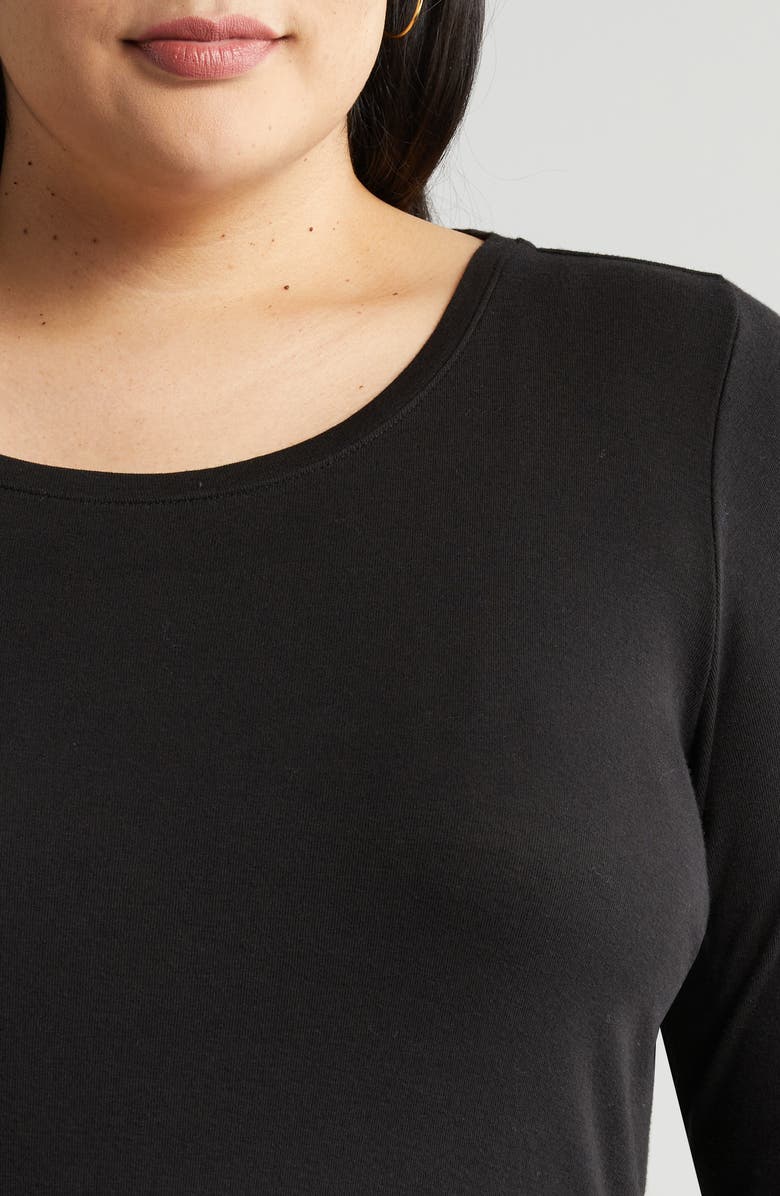 Eileen Fisher Organic Cotton Blend Top, Alternate, color,