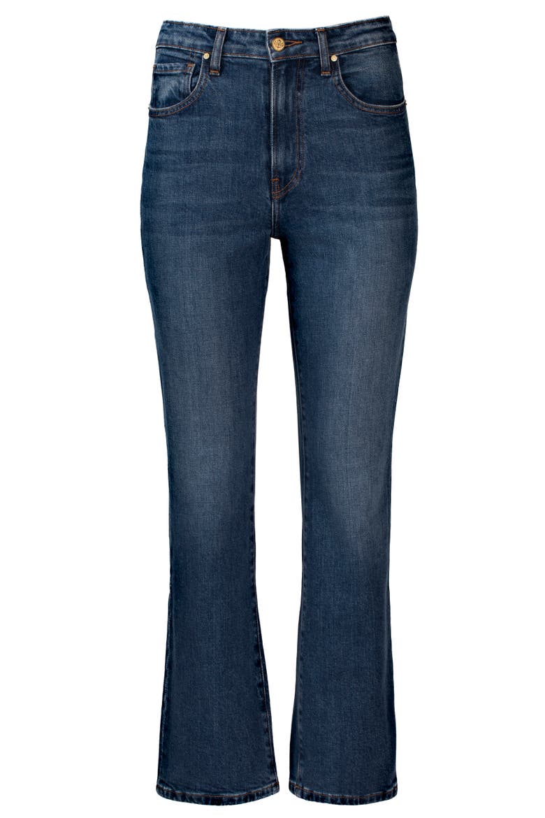 The Kate Petite Straight Leg Jean, Alternate, color, Sapphire