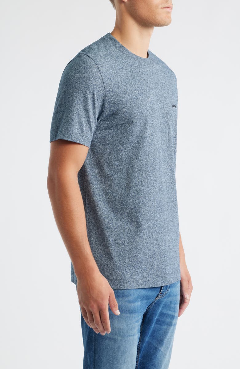 BOSS Thompson Heathered T-Shirt, Alternate, color, Open Grey