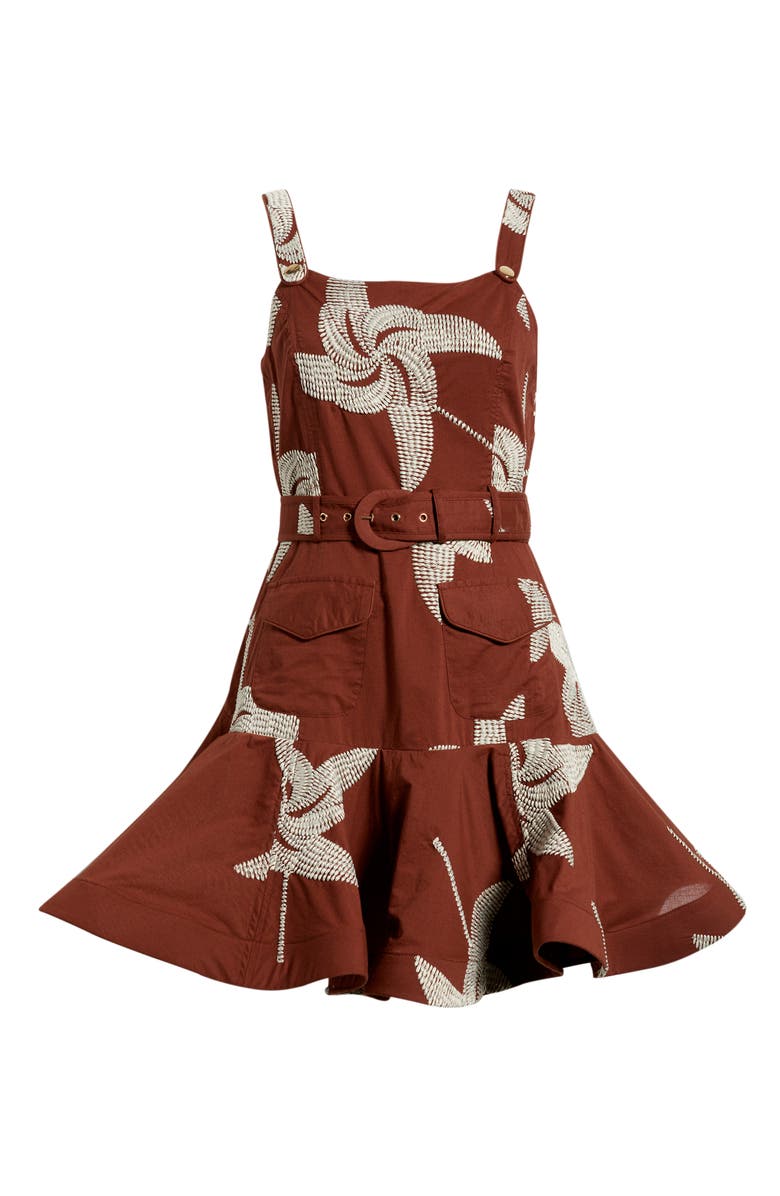 CIEBON Alivia Belted Fit & Flare Minidress, Alternate, color, 