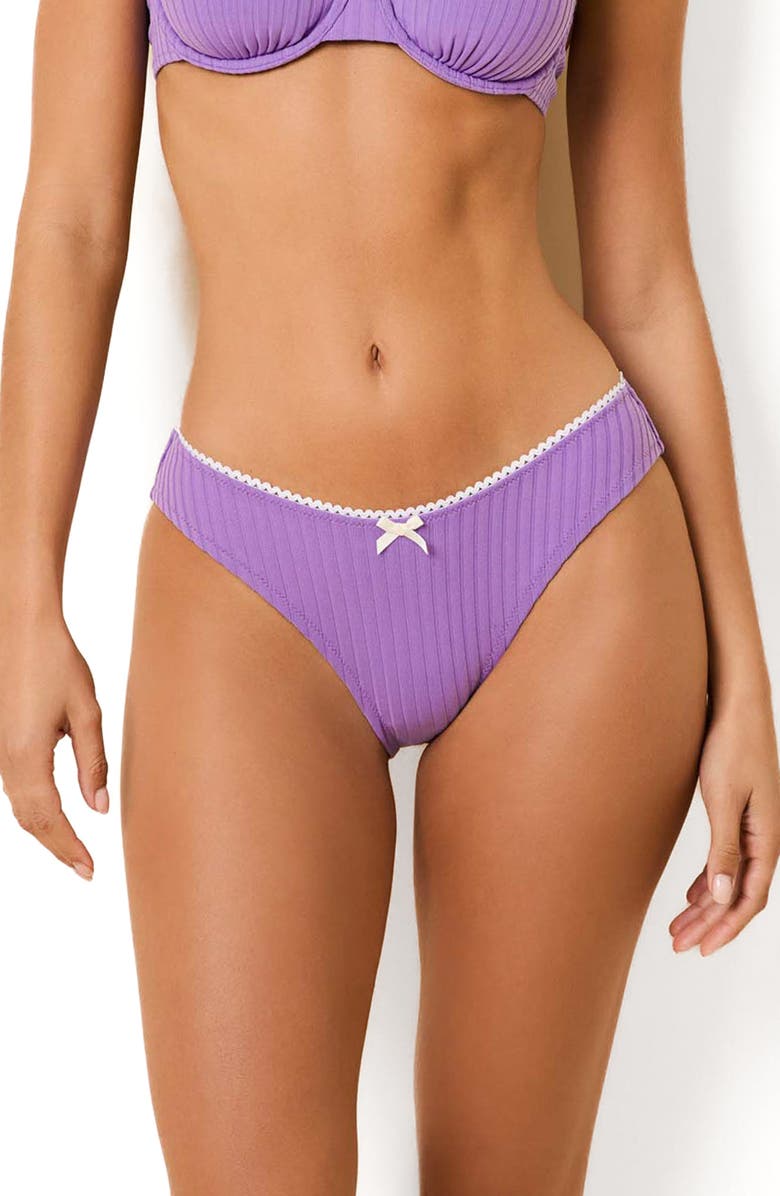 Solid & Striped The Daphne Bikini Bottoms, Main, color, Ultra Violet