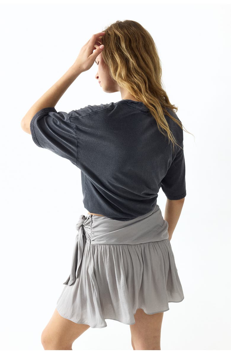 H&M Oversized t-shirt with printed motif, Alternate, color, Dark Gray/Nirvana