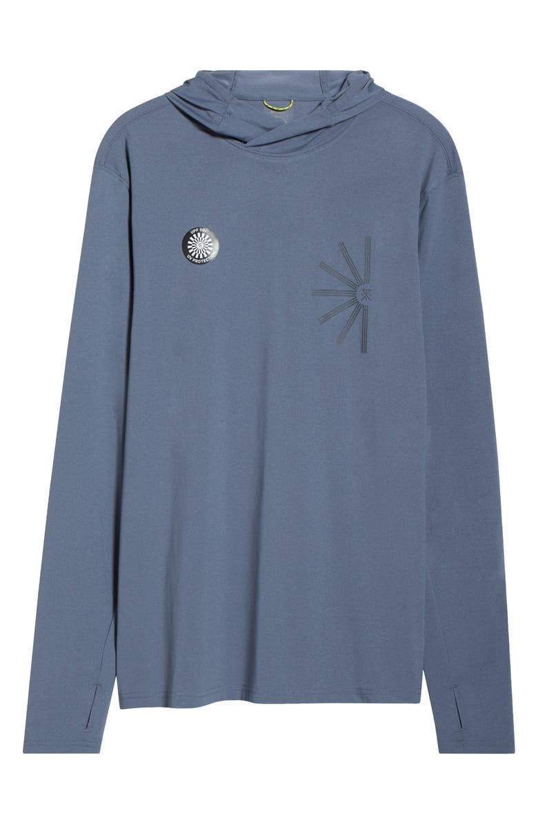 Roark Venture Lightweight UPF 50+ Hoodie, Alternate, color, Neptune