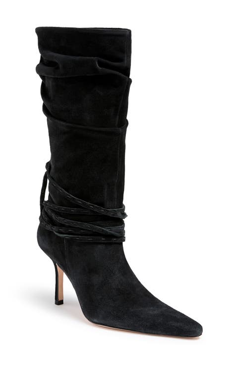 Samina Ruched Knee High Boot