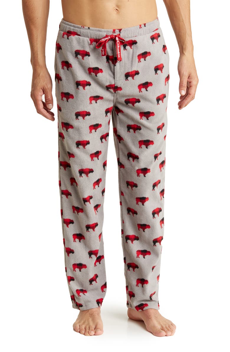 Columbia Brushed Flannel Pajama Bottoms, Main, color, 