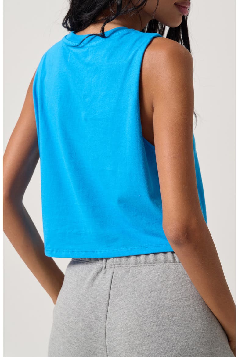 Moon Magic Spirt Crop Tank, Alternate, color, AQUA AURA