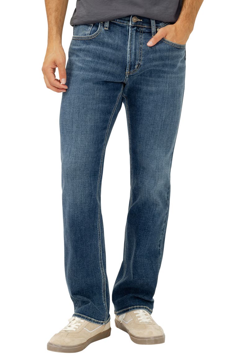 Jace Slim Bootcut Jeans, Main, color, TATE