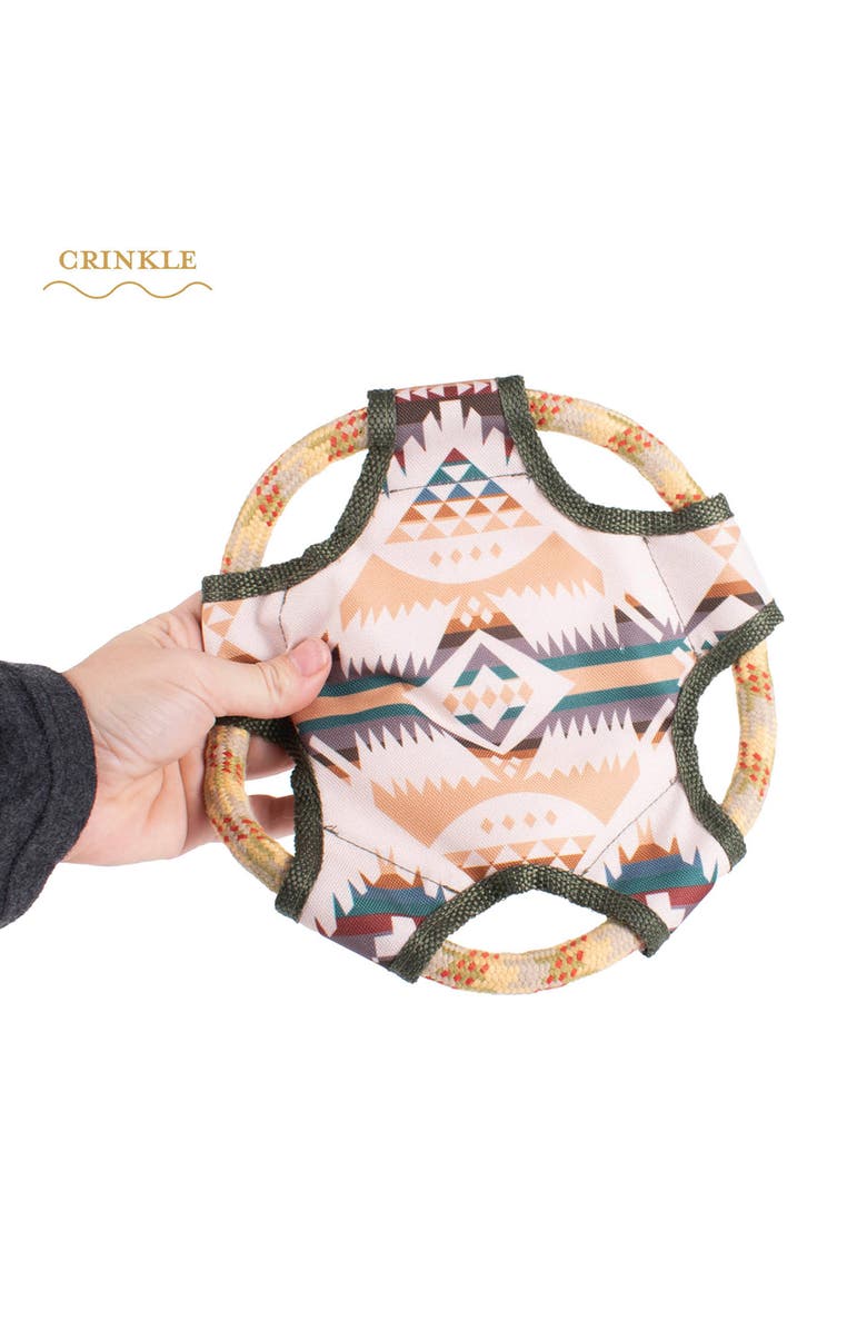 Pendleton Flying Disc Rope Dog Toy, Alternate, color, Beige