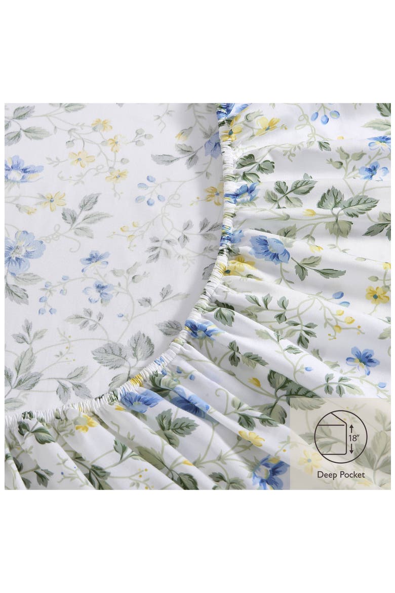Meadow Floral Quilt & Sham Set, Alternate, color, SUNBLUE