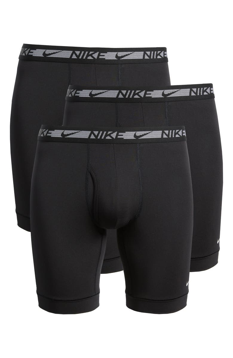 Nike Flex Micro 3-Pack Long Boxer Briefs, Alternate, color,