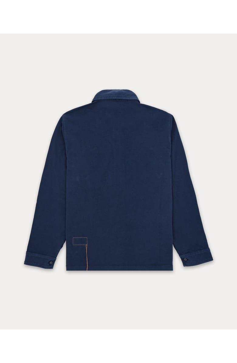 Fortela Grayson Long Sleeve Polo, Alternate, color, Indigo