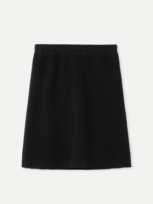 Gobi Mongolian Cashmere Cashmere Mini Skirt In Black