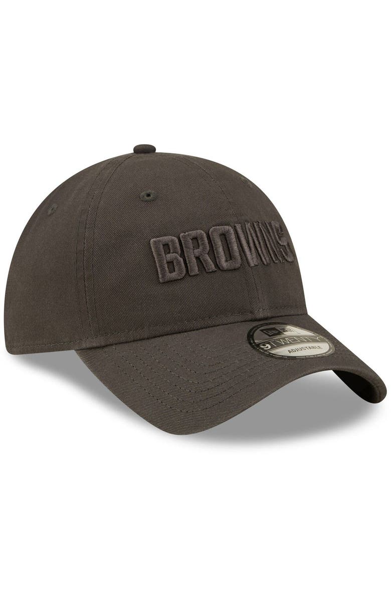 New Era Men's New Era Graphite Cleveland Browns Core Classic 2.0 Tonal 9TWENTY Adjustable Hat, Alternate, color, 